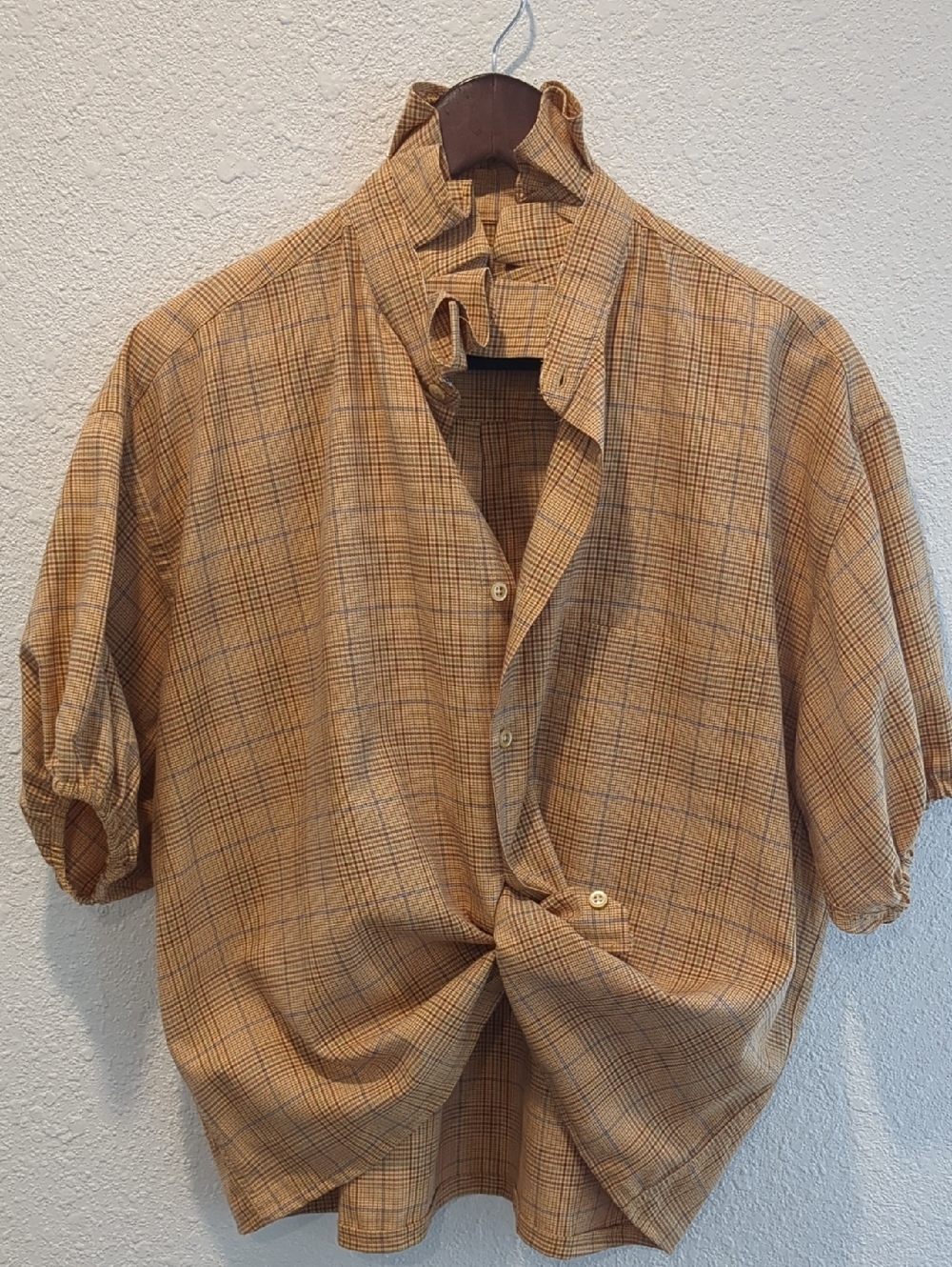 Viral Reworked Ruffled Collar Burberry